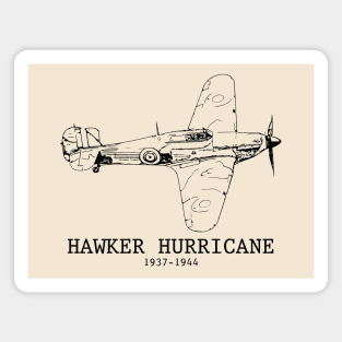 Hawker Hurricane WWII British Fighter Magnet